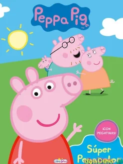 Libro super pegacolor peppa pig c/pegatinas
