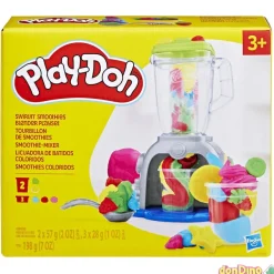 Licuadora de batidos coloridos play-doh - 5 botes