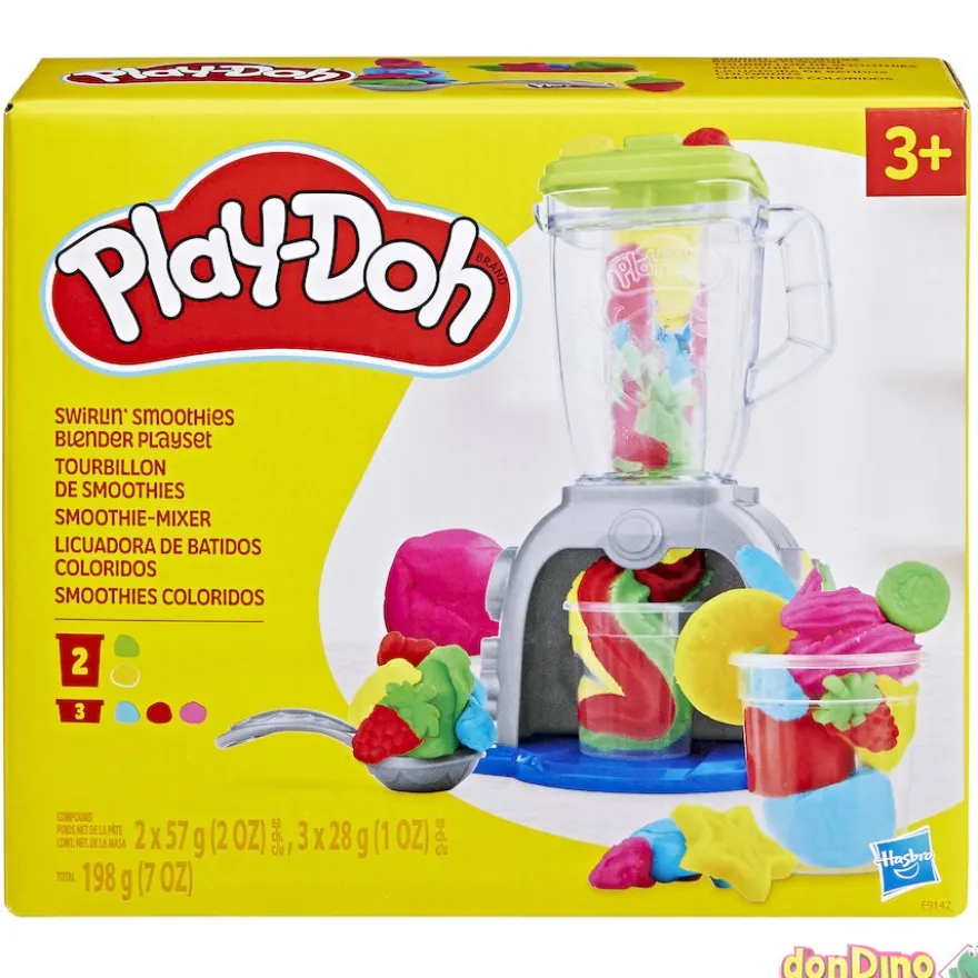 Licuadora de batidos coloridos play-doh - 5 botes