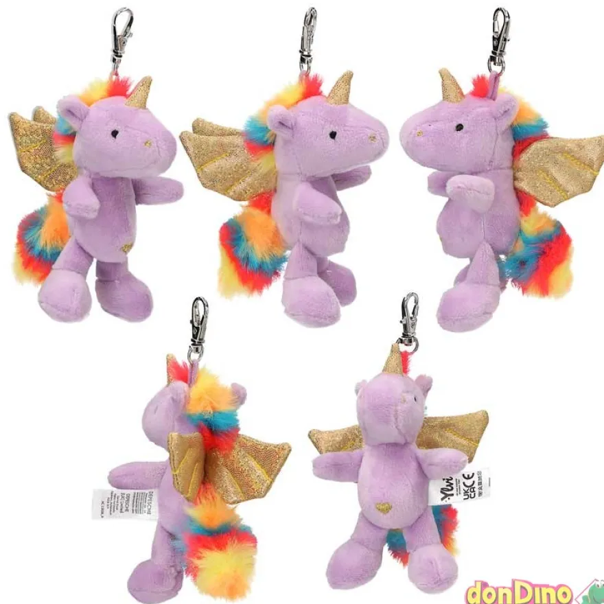 Llavero de peluche unicornio ylvi
