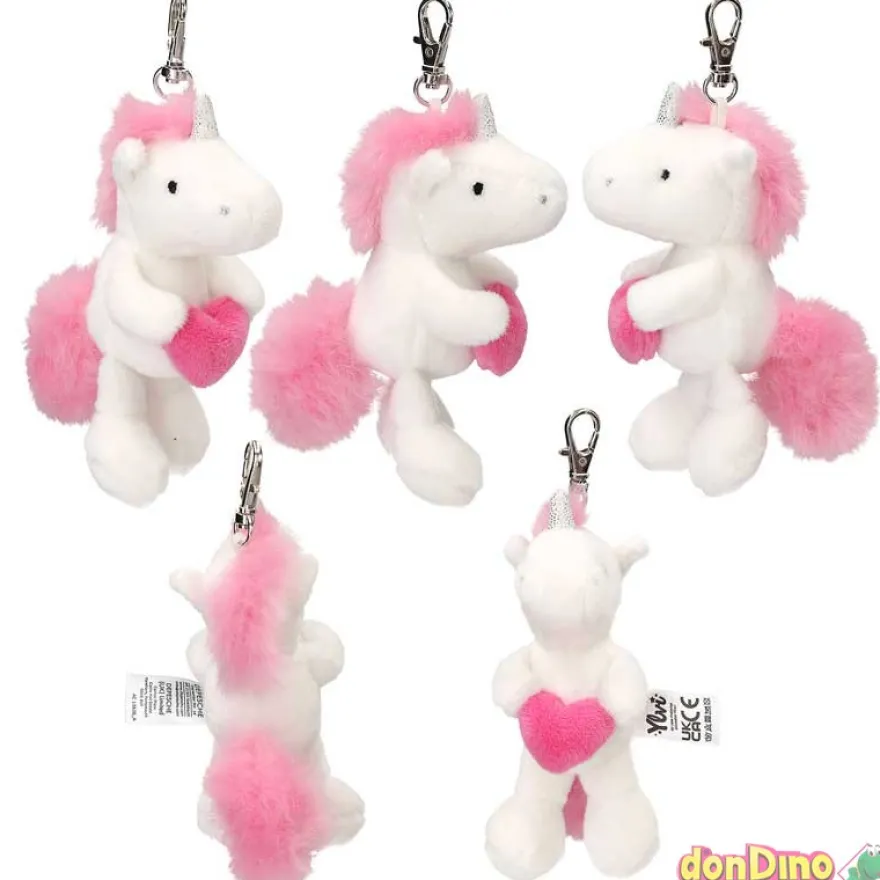Llavero de peluche unicornio ylvi