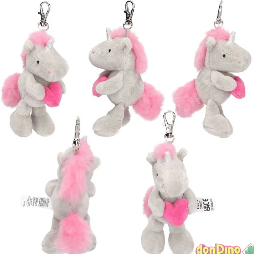 Llavero de peluche unicornio ylvi