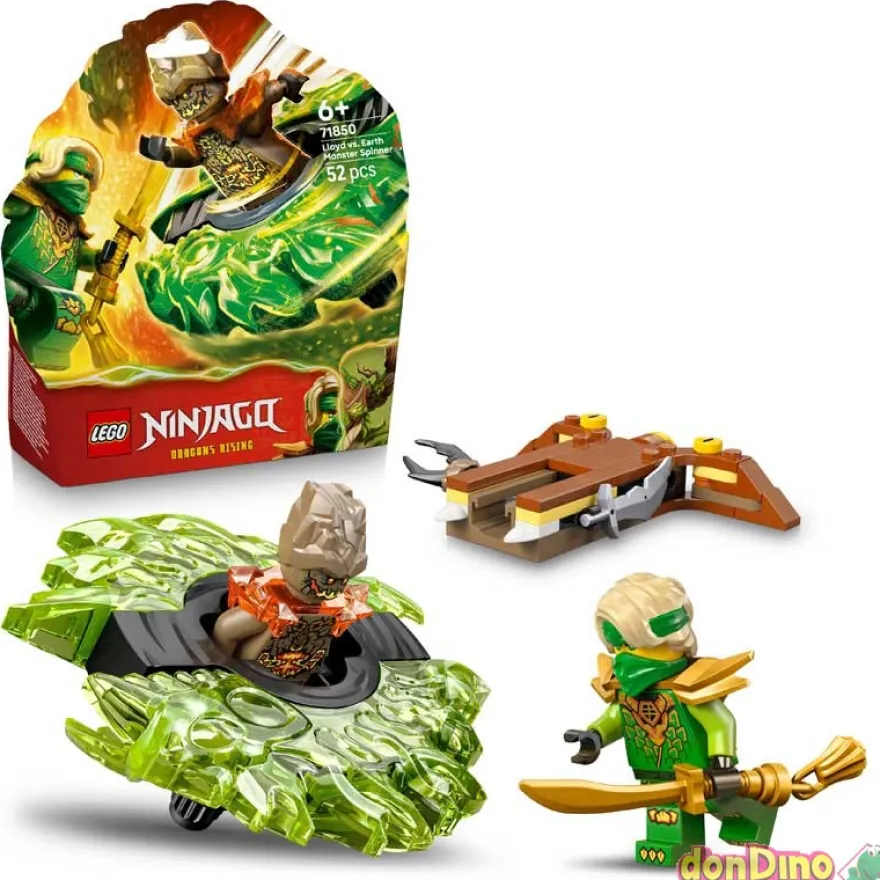 Lloyd vs spinner del monstruo de tierra lego ninjago - 52 pzas.