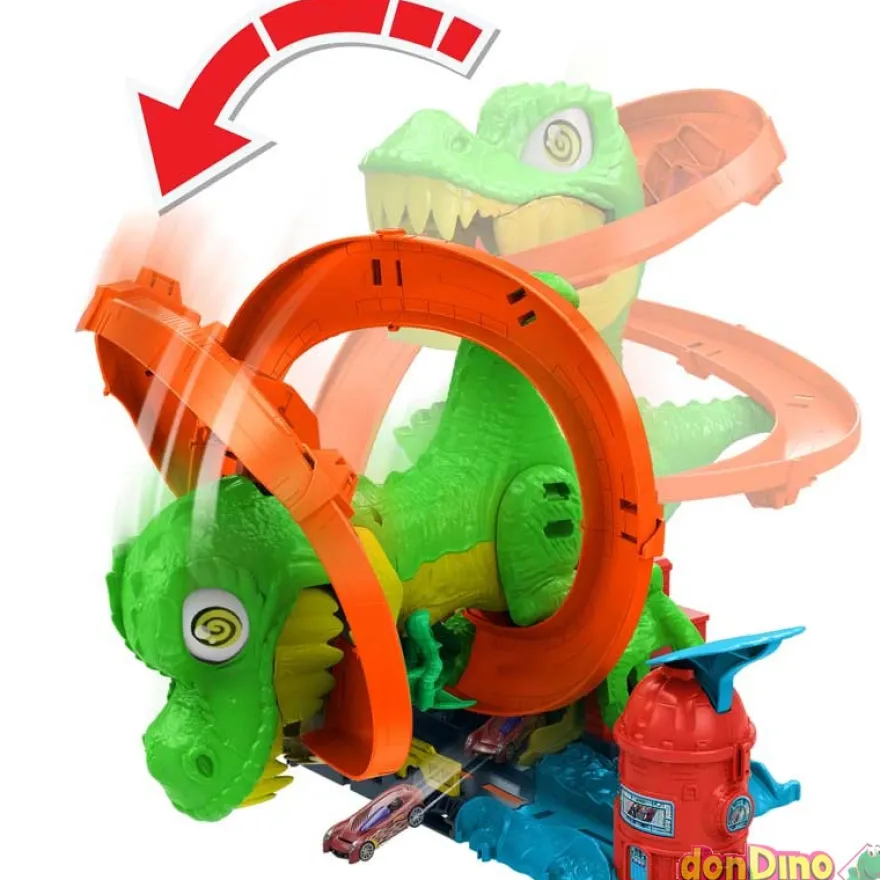 Lucha llamas t-rex hot wheels city