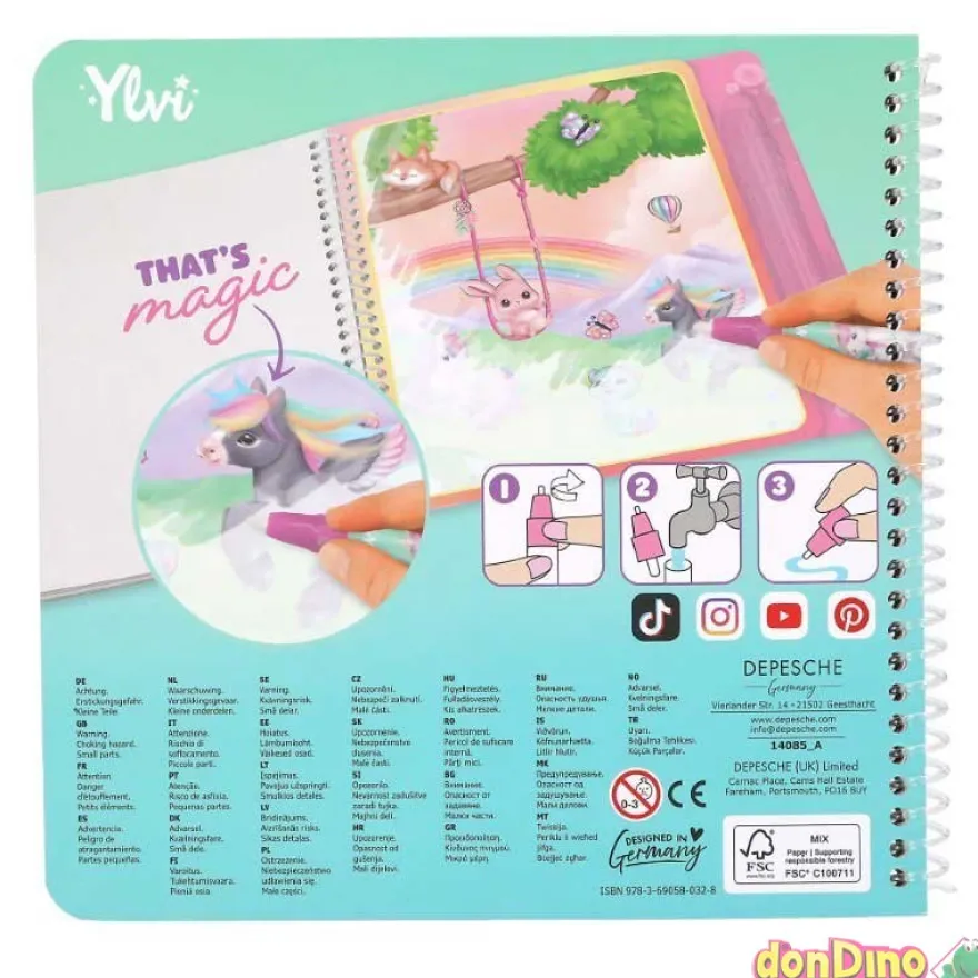 Magic book ylvi aqua