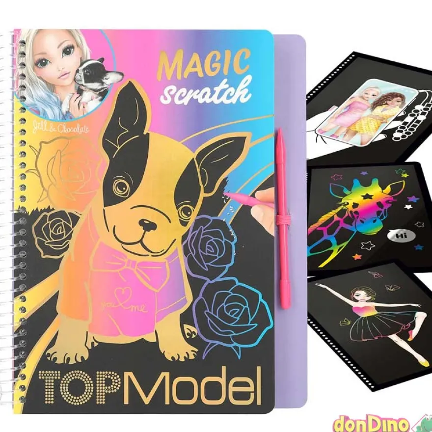 Magic scratch book top model