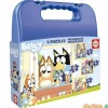 Maleta 4 puzzles progresivos bluey 12-16-20-25 pzas.