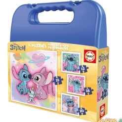 Maleta 4 puzzles stitch progresivos