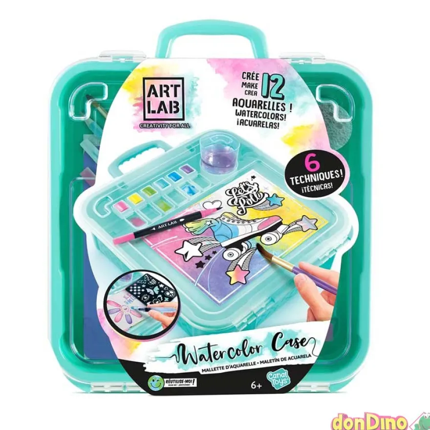 Maletin de acuarela art lab 12 acuarelas