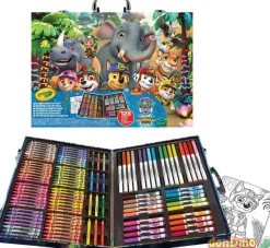 Maletin del artista patrulla canina kit de arte para imaginar128 pzas.-superpelicula