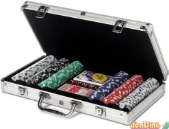 Maletin poker casino c/300 fichas 11,5 gr.