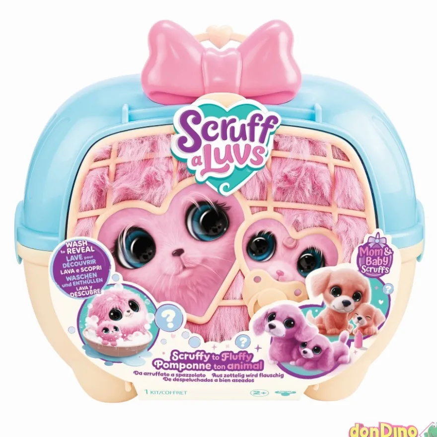 Mama y bebe scruff a luvs lava y descubre