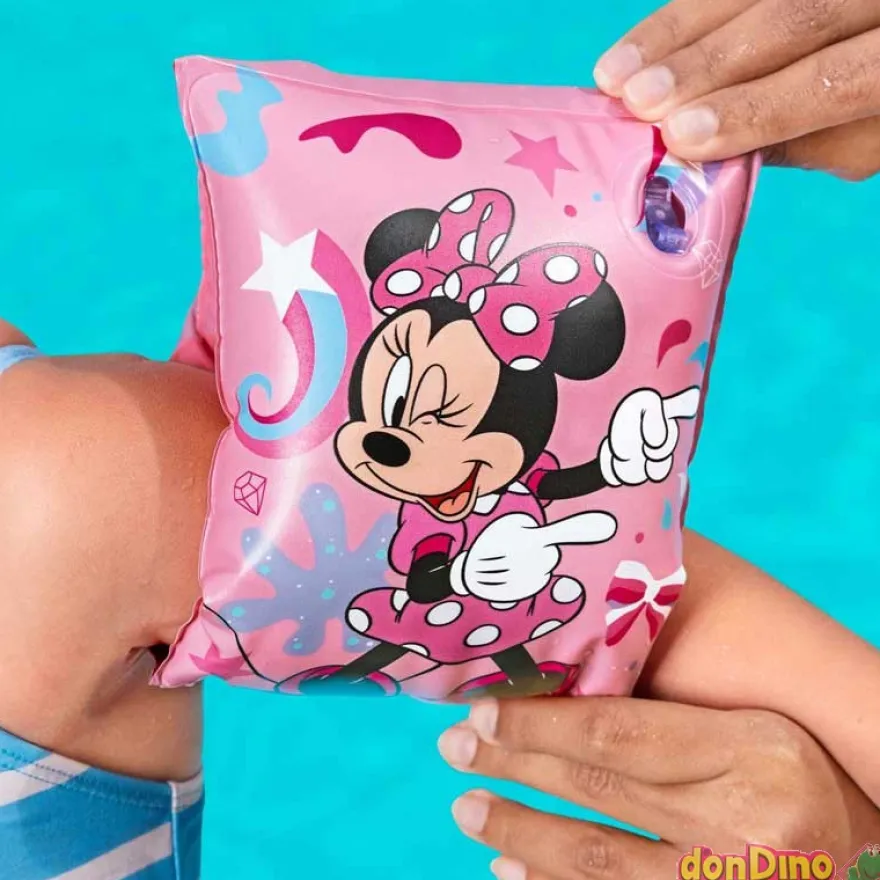 Manguitos hinchables minnie 25x15cm 2 camaras de aire