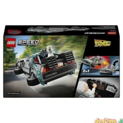 Maquina del tiempo de regreso al futuro lego speed champions - 357 pzas.