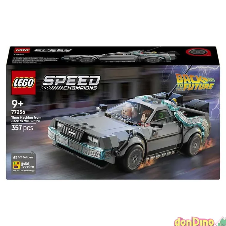 Maquina del tiempo de regreso al futuro lego speed champions - 357 pzas.