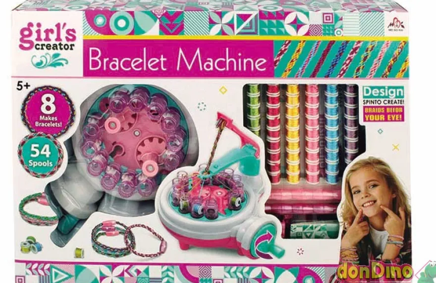 Maquina de pulseras hilo colores