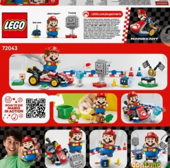 Mario kart interactivo lego super mario - 278 pzas.
