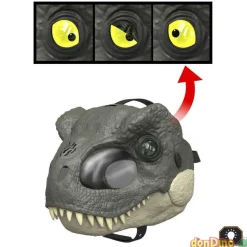 Mascara tyrannosaurus rex jurassic world - luz y sonido