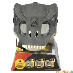 Mascara tyrannosaurus rex jurassic world - luz y sonido