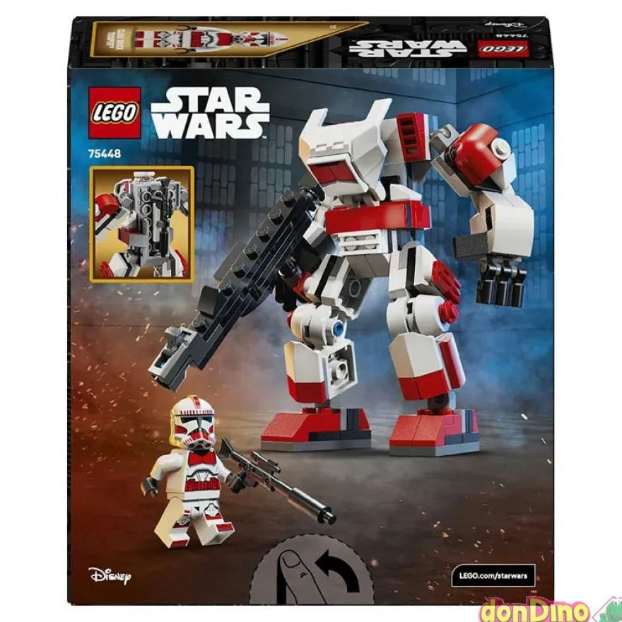 Meca de soldado clon de choque lego star wars 151 pzas.