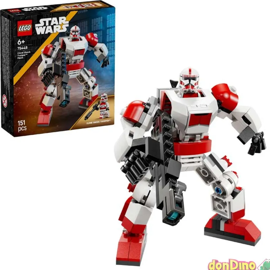 Meca de soldado clon de choque lego star wars 151 pzas.
