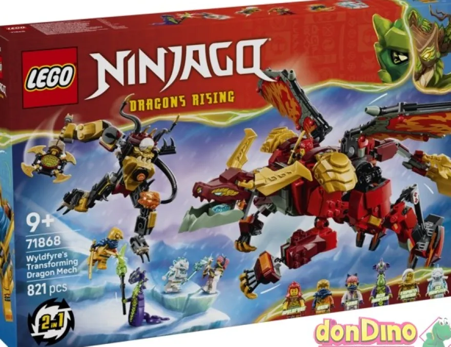 Meca Dragón Transformable Wyldfyre Lego Ninjago - 821 pzas.