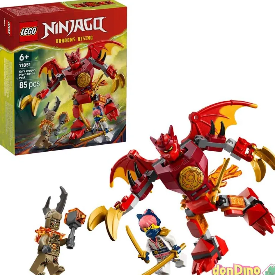 Meca dragon de kai lego ninjago 85 pzas.