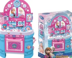 Mega cocina de frozen c/17 pzas