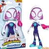 Mega figura ghost-spider spidey y su superequipo