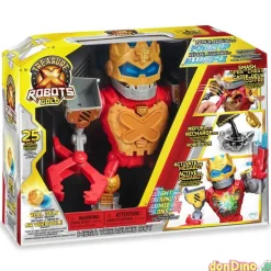 Mega robot treasure x robots gold luces y sonido