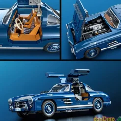 Mercedes-benz 300 sl construccion hot wheels - 1600 pzas.