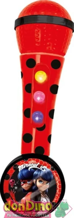 Microfono ladybug luz y sonido