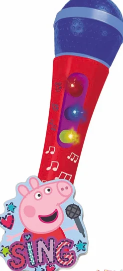 Microfono peppa pig luz y sonido
