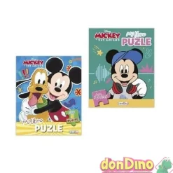 Mi libro puzzle mickey c/5 puzzles