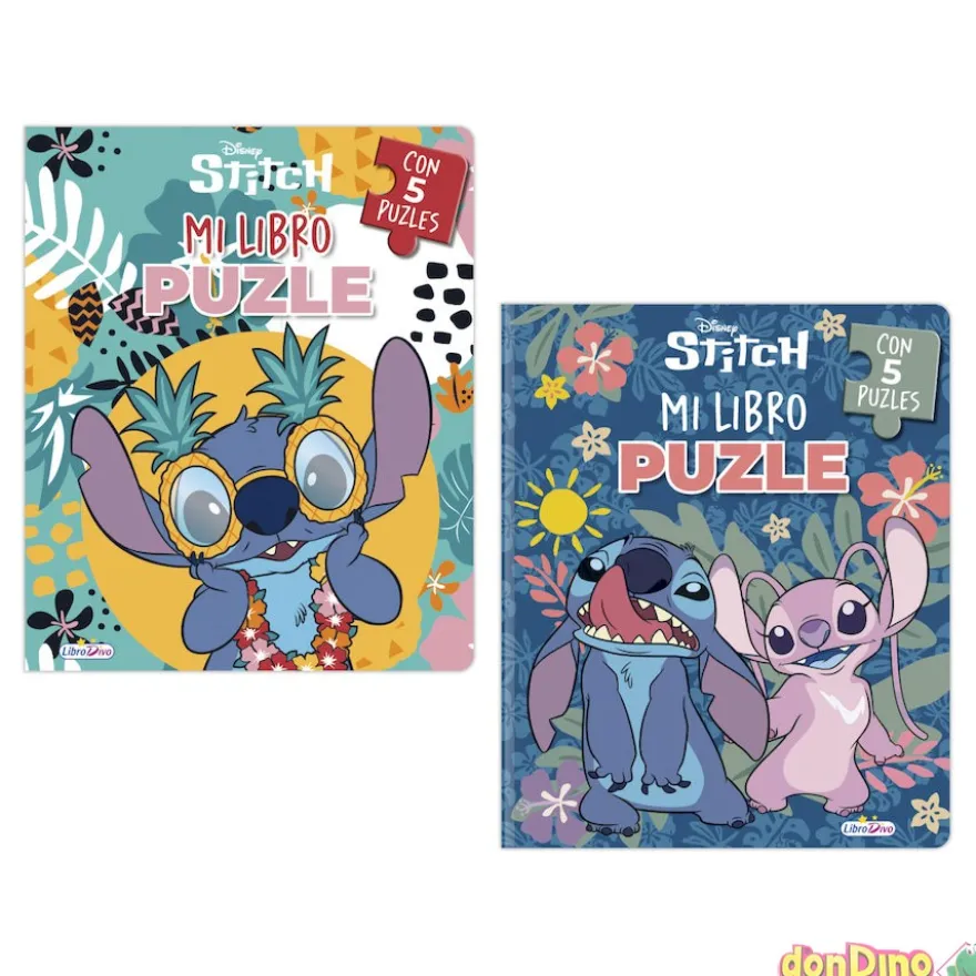 Mi libro puzzle stitch surtidos con 5 puzzles