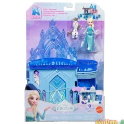 Mini castillo de hielo elsa frozen disney - 9 pzas.