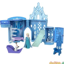 Mini castillo de hielo elsa frozen disney - 9 pzas.