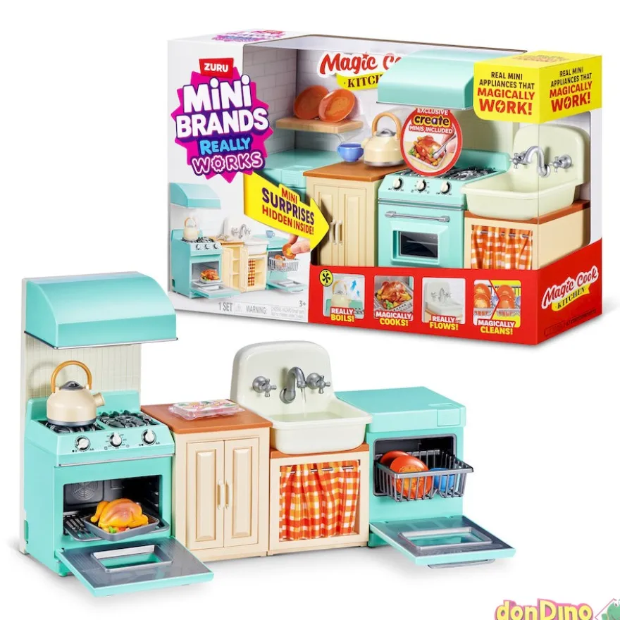 Mini cocina magica mini brands c/luz y sonidos