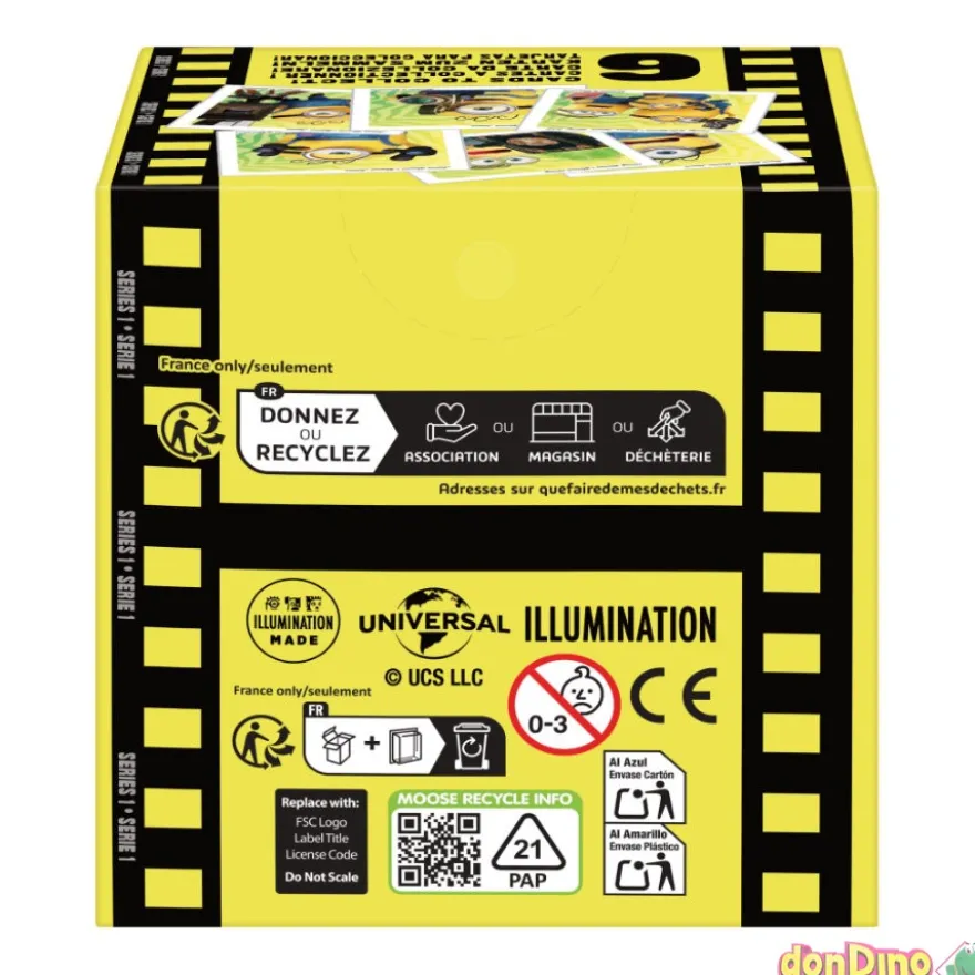 Mini figura sorpresa minions & monsters