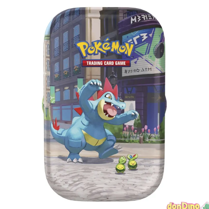 Minilata ciudad luminalia pokemon 2 sobres mejora,1 pegatina,1 tarjeta,1 carta
