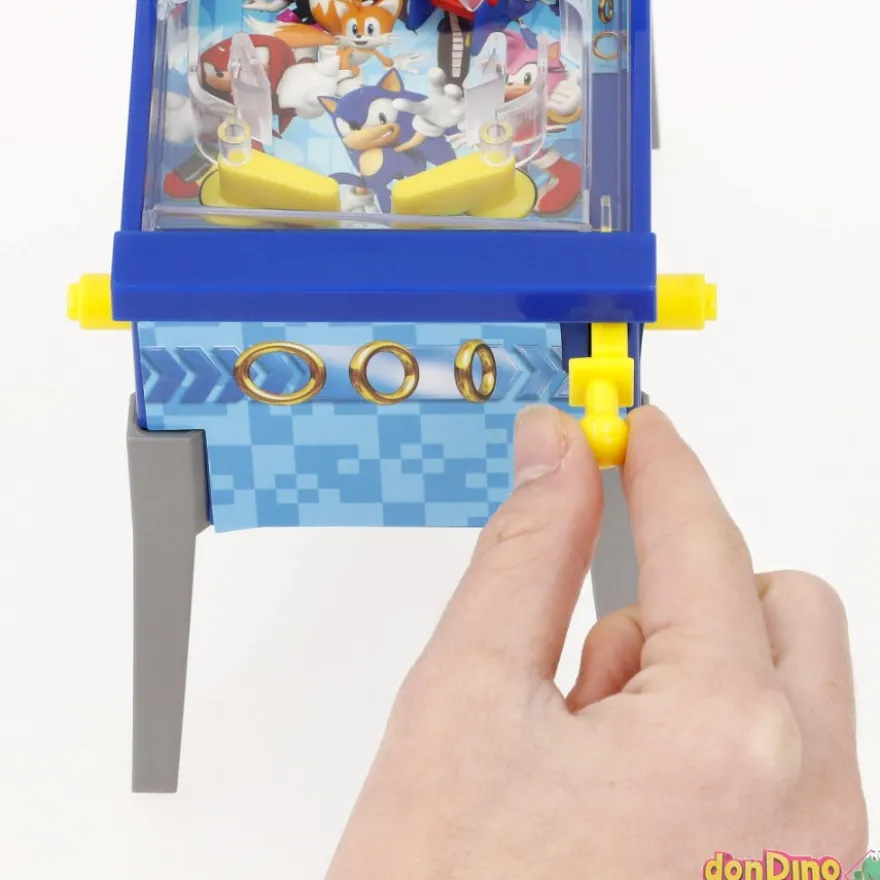 Mini pinball sonic arcade luz y música