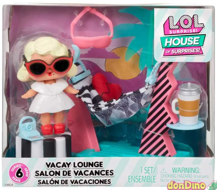Mini playset lol surprise c/muñeca serie 6