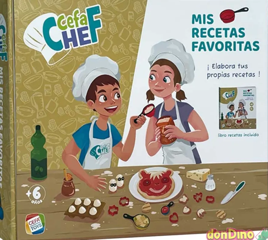 Mis recetas favoritas cefa chef c/libro de recetas