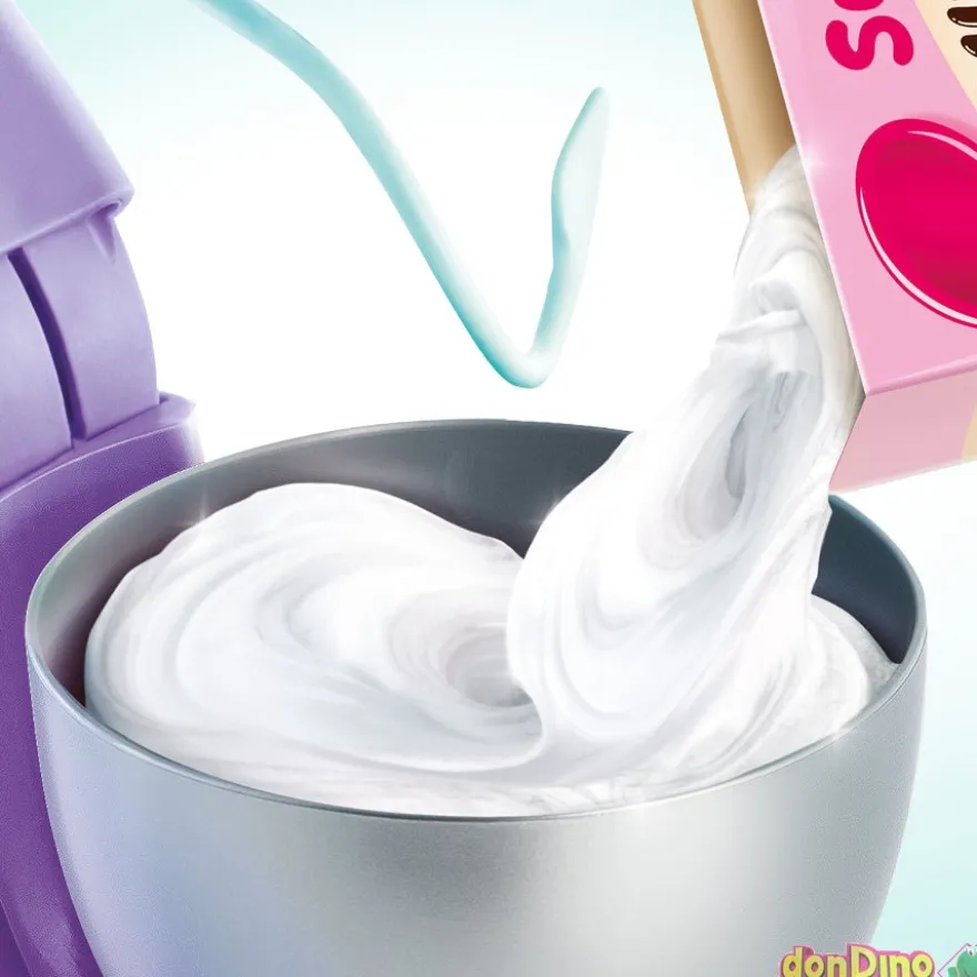 Mixer machine marble twist & slime batidora con colorantes y decoraciones yummy