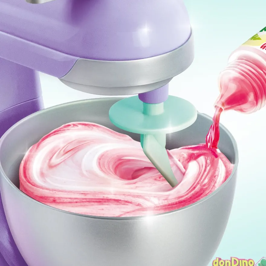 Mixer machine marble twist & slime batidora con colorantes y decoraciones yummy