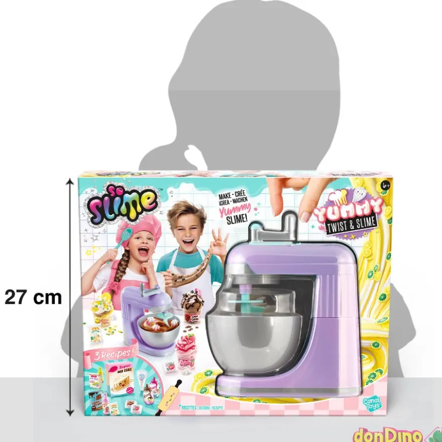 Mixer machine marble twist & slime batidora con colorantes y decoraciones yummy