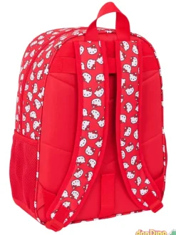 Mochila colegial hello kitty 42 cm. iconic - adaptable
