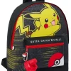 Mochila Colegial Pokémon Adaptable con Botella
