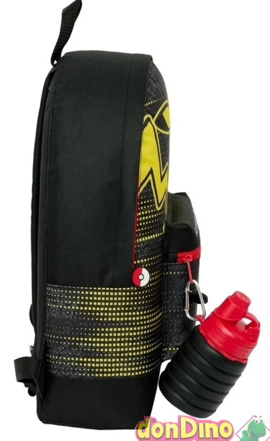 Mochila Colegial Pokémon Adaptable con Botella