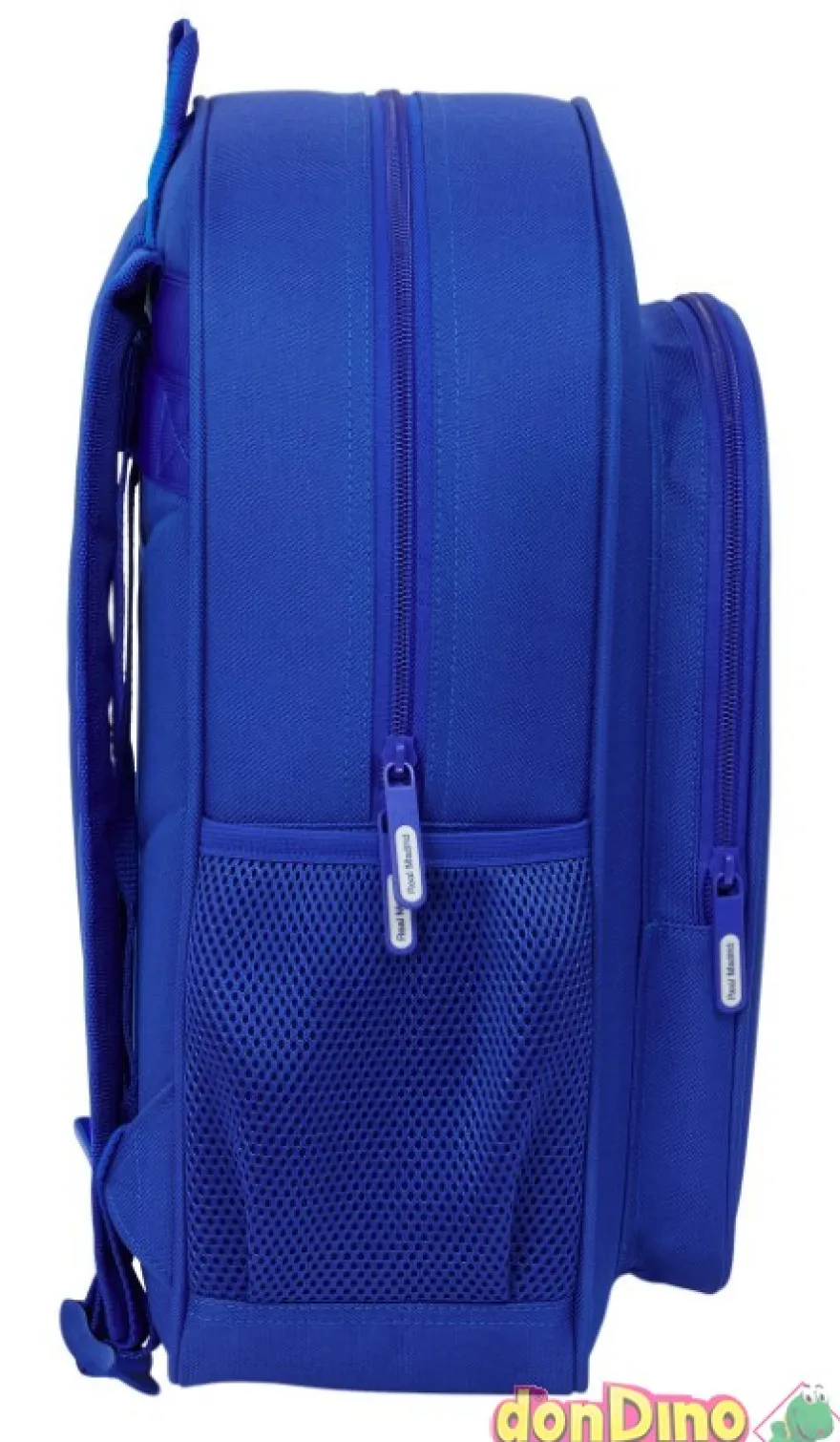 Mochila colegial real madrid 25-26 38 cm. adaptable carrito